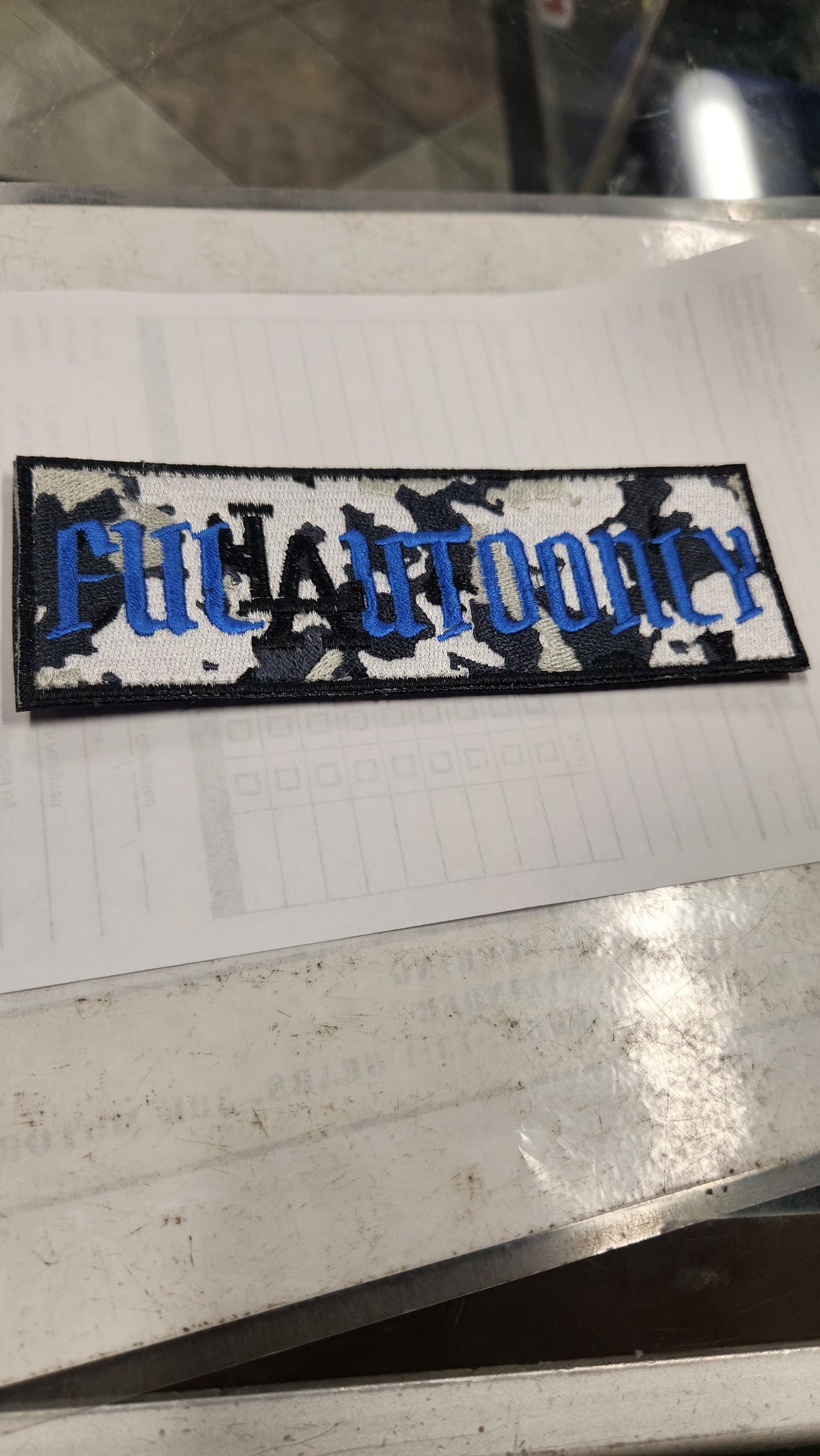 Full Auto Patch - Blue/white