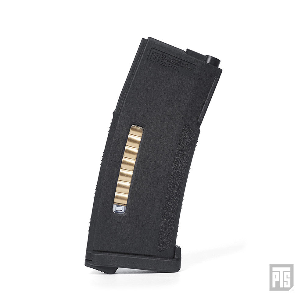 PTS Enhanced Polymer Magazine for M4 Series Airsoft AEG Rifles (Color: 150rd Mid-Cap / Black)