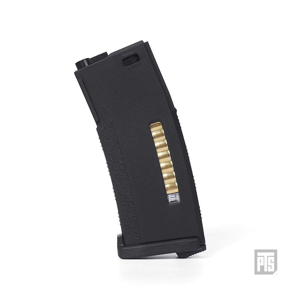 PTS Enhanced Polymer Magazine for M4 Series Airsoft AEG Rifles (Color: 150rd Mid-Cap / Black)